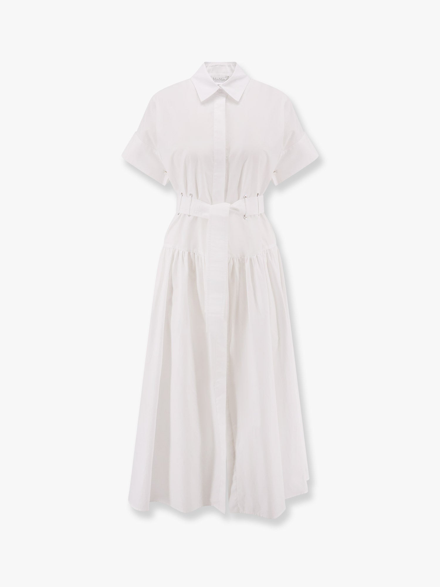 ワンピース MAX MARA Agoraio cotton chemisier dress Bianco Agoraio cotton chemisier dress | Max Mara | Basement 88