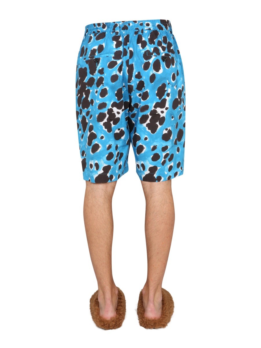 BERMUDA SHORTS WITH POP DOTS PRINT | Basement 88