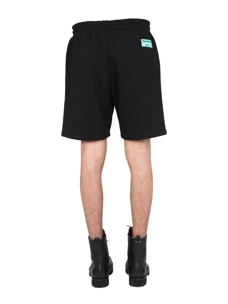BERMUDA WITH LOGO PRINT | Basement 88