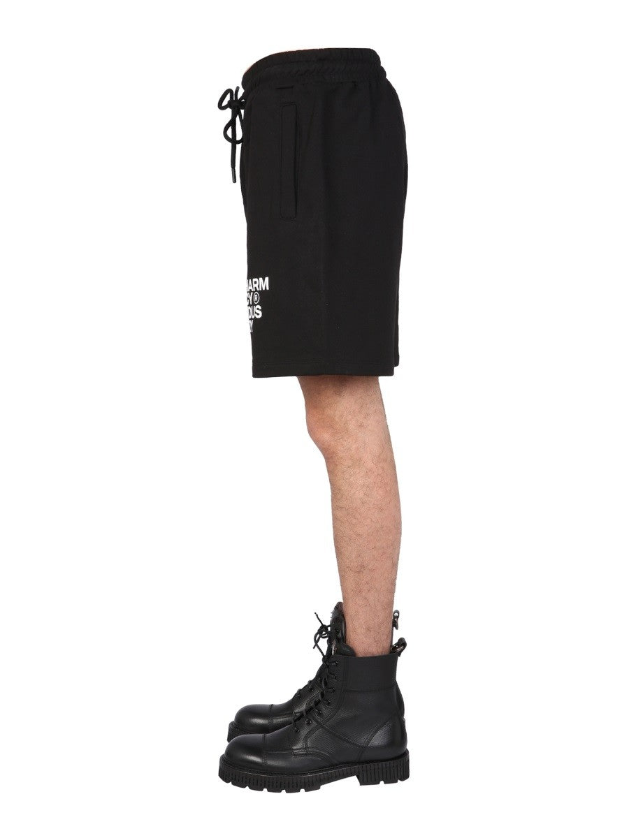 BERMUDA WITH LOGO PRINT | Basement 88