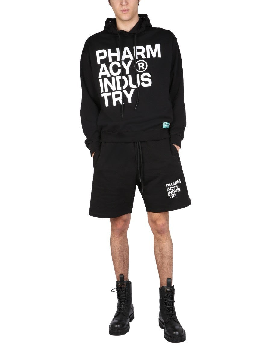 BERMUDA WITH LOGO PRINT | Basement 88