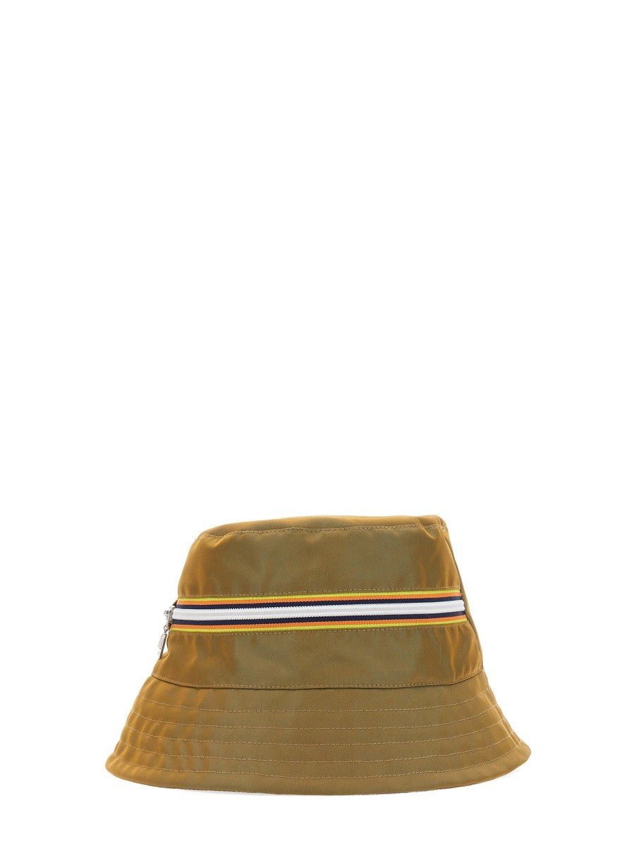 BUCKET HAT WITH ZIPPER LOGO | Basement 88