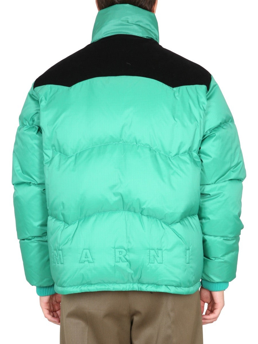 COLOR-BLOCK DOWN JACKET | Basement 88