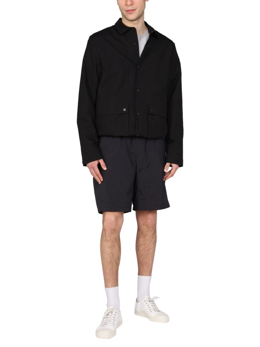COTTON AND NYLON JACKET | Basement 88