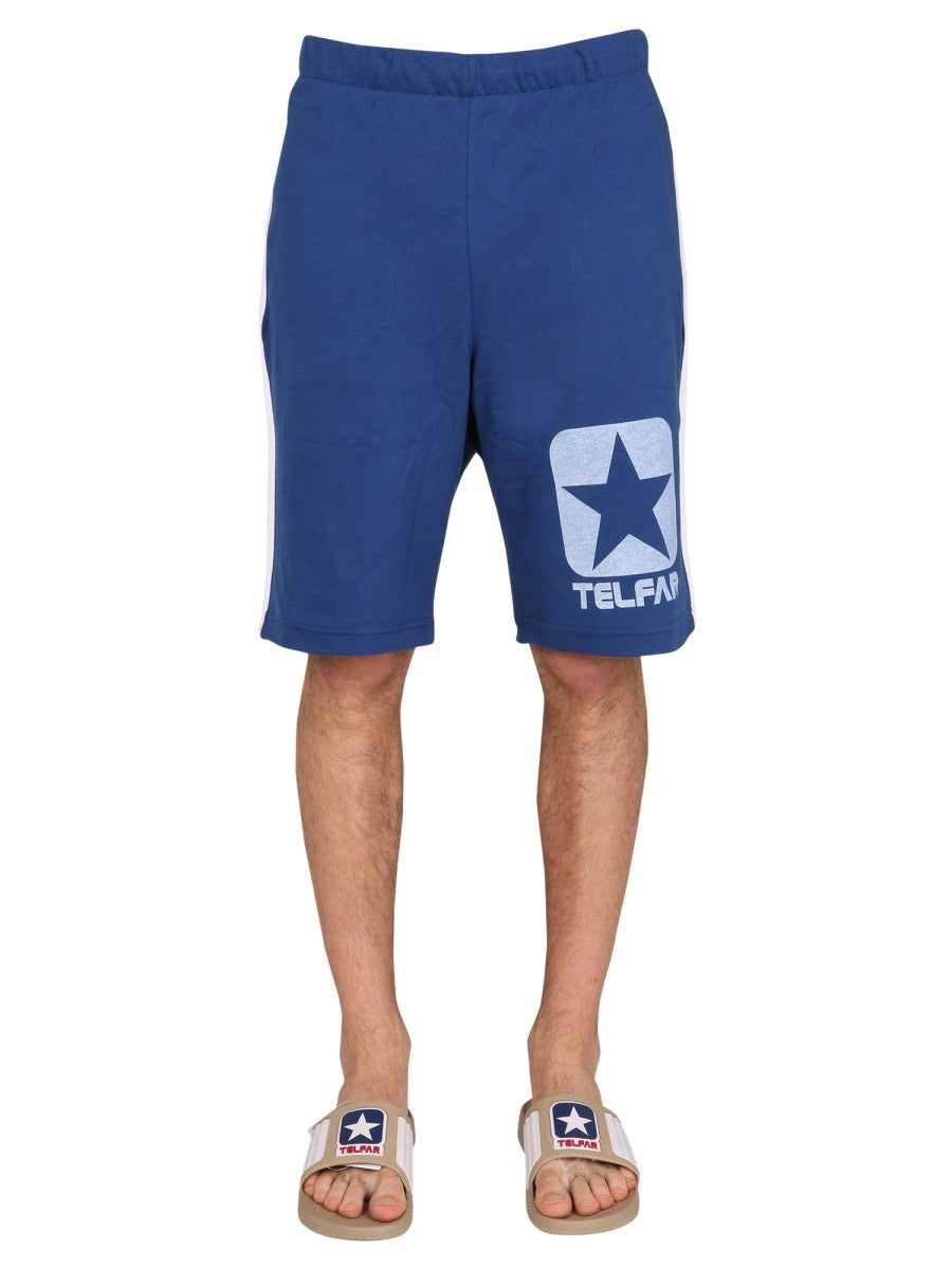 COTTON SWEAT SHORTS BERMUDA | Basement 88