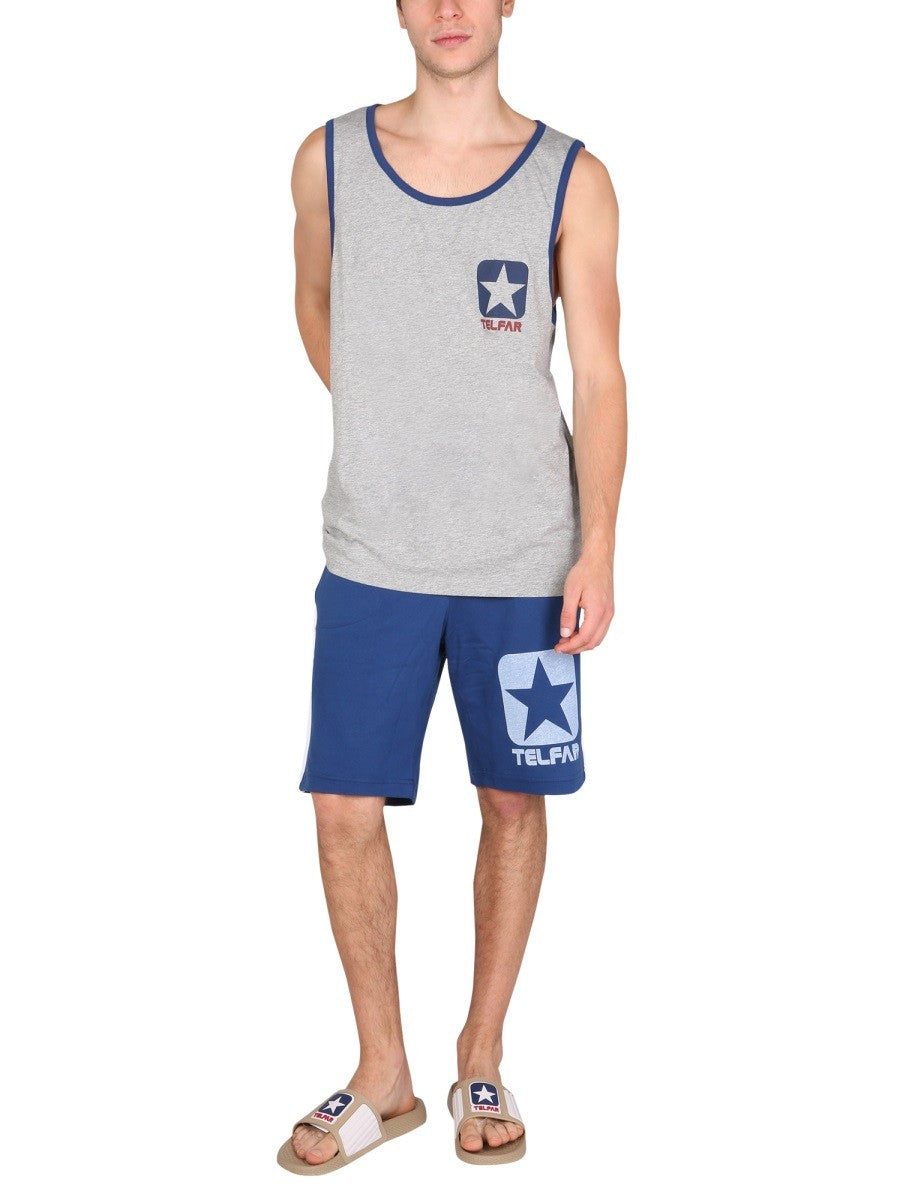 COTTON SWEAT SHORTS BERMUDA | Basement 88