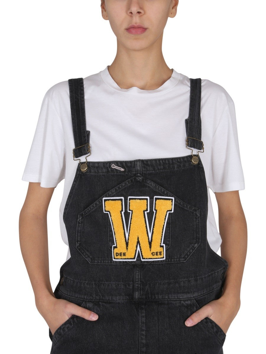 DUNGAREES WITH LOGO | Basement 88