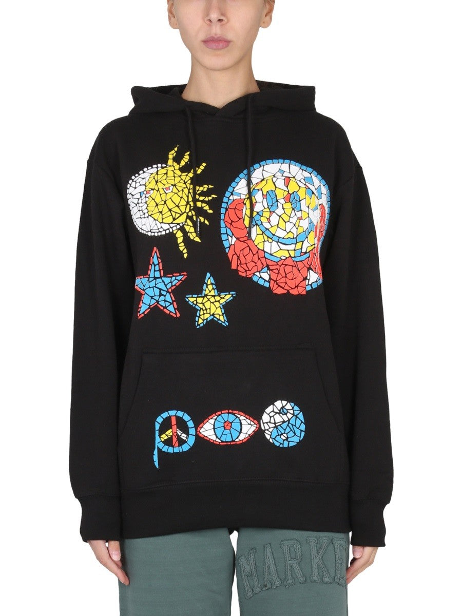 HAND DRAWN VARSITY SWEATSHIRT | Basement 88