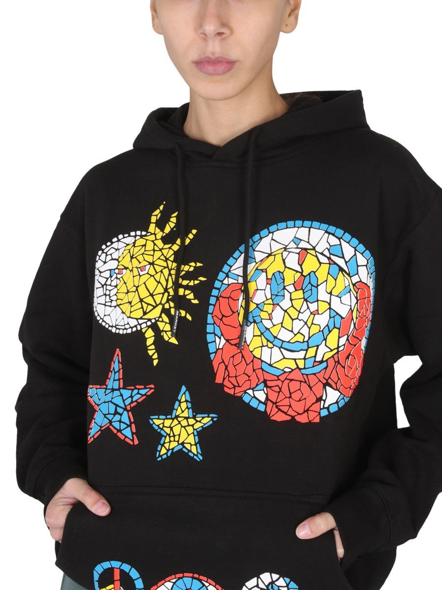 HAND DRAWN VARSITY SWEATSHIRT | Basement 88