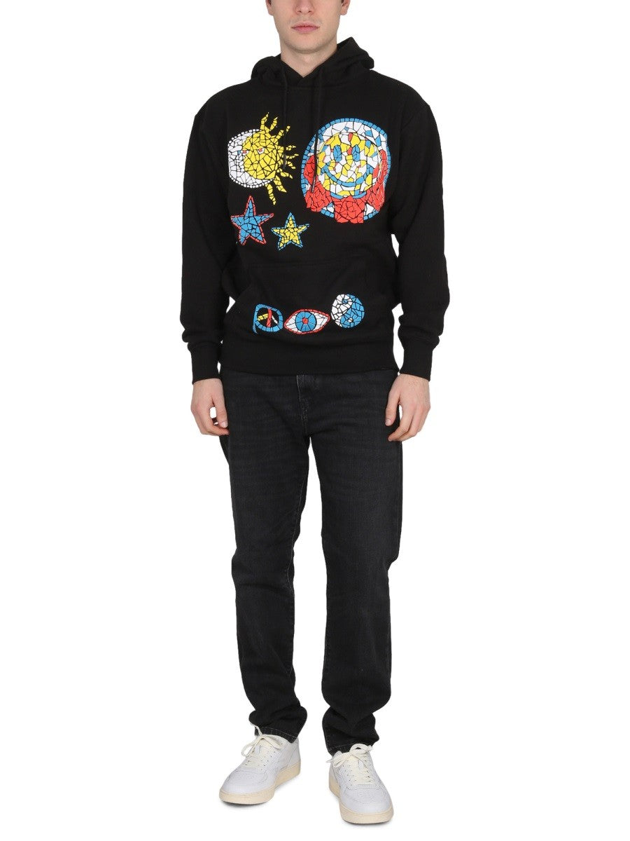 HAND DRAWN VARSITY SWEATSHIRT | Basement 88