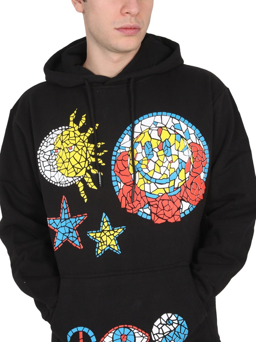 HAND DRAWN VARSITY SWEATSHIRT | Basement 88