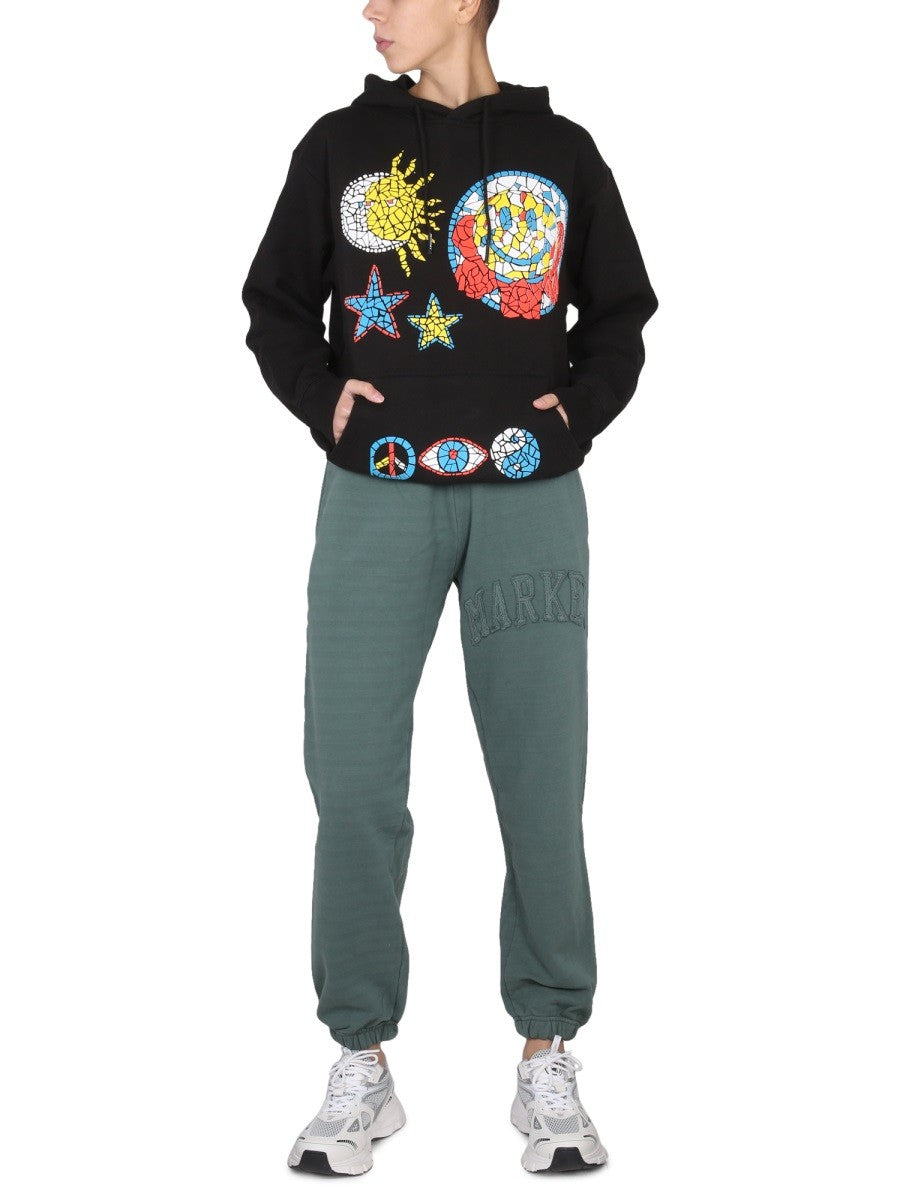 HAND DRAWN VARSITY SWEATSHIRT | Basement 88