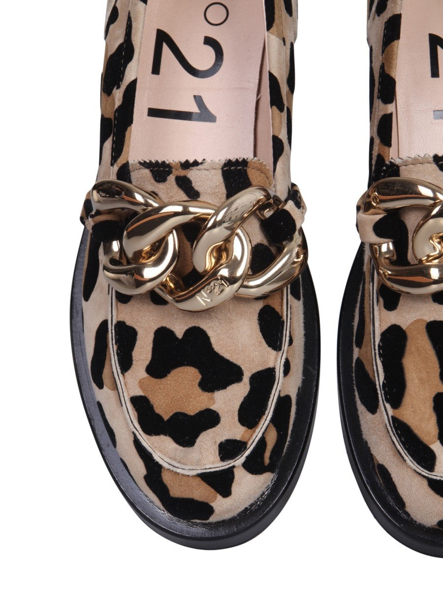 MOCCASINS WITH OVERSIZED CHAIN | Basement 88