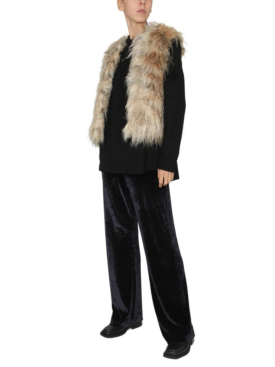 MOHAIR FUR VEST | Basement 88