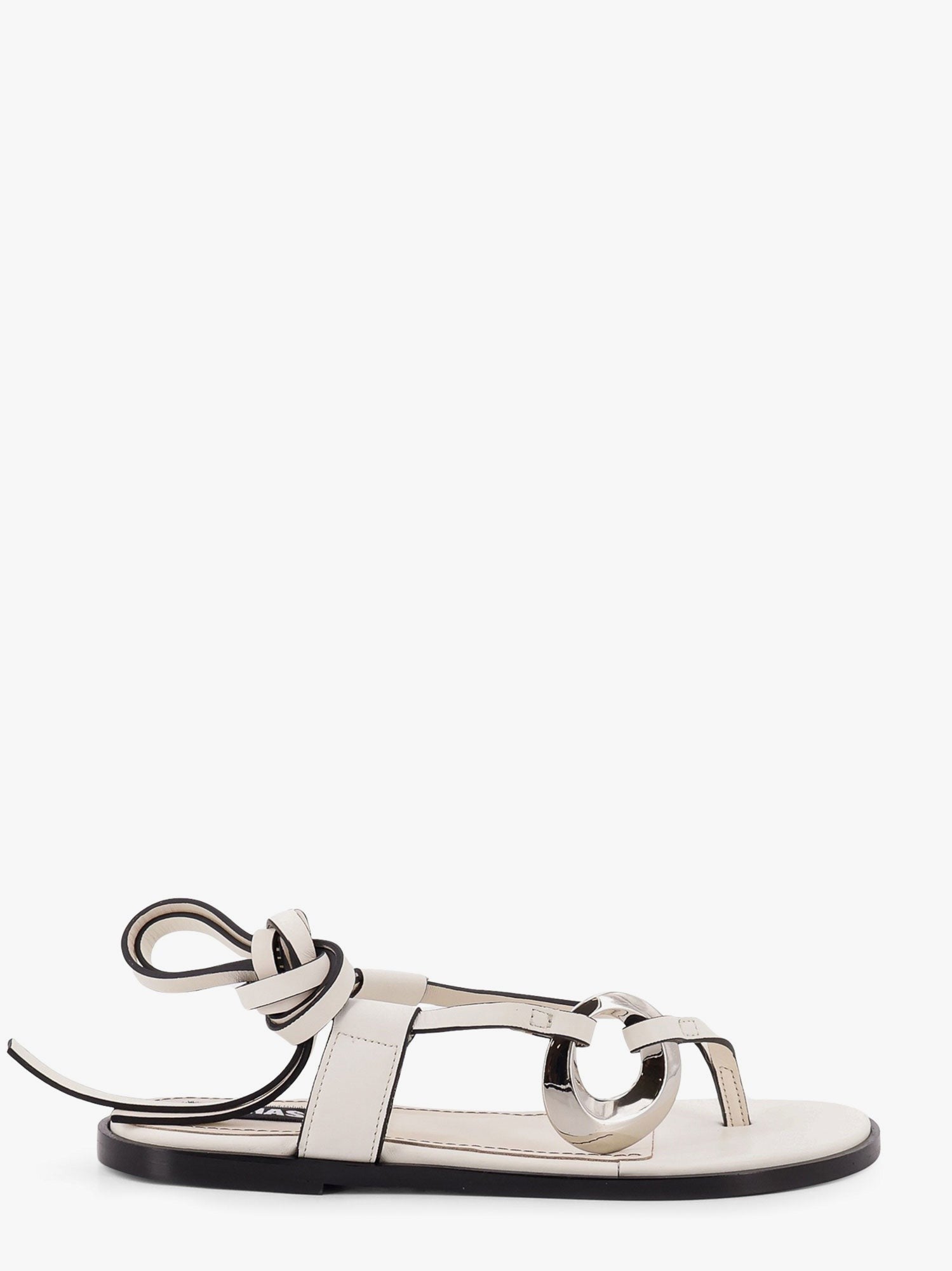 サンダル・ミュール ALOHAS Morosia leather thong sandals l ring Morosia leather thong sandals with metal ring | ALOHAS