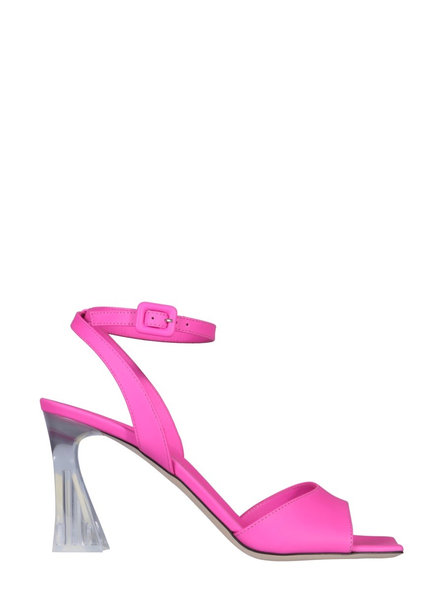 PLEXI HEEL SANDALS | Basement 88