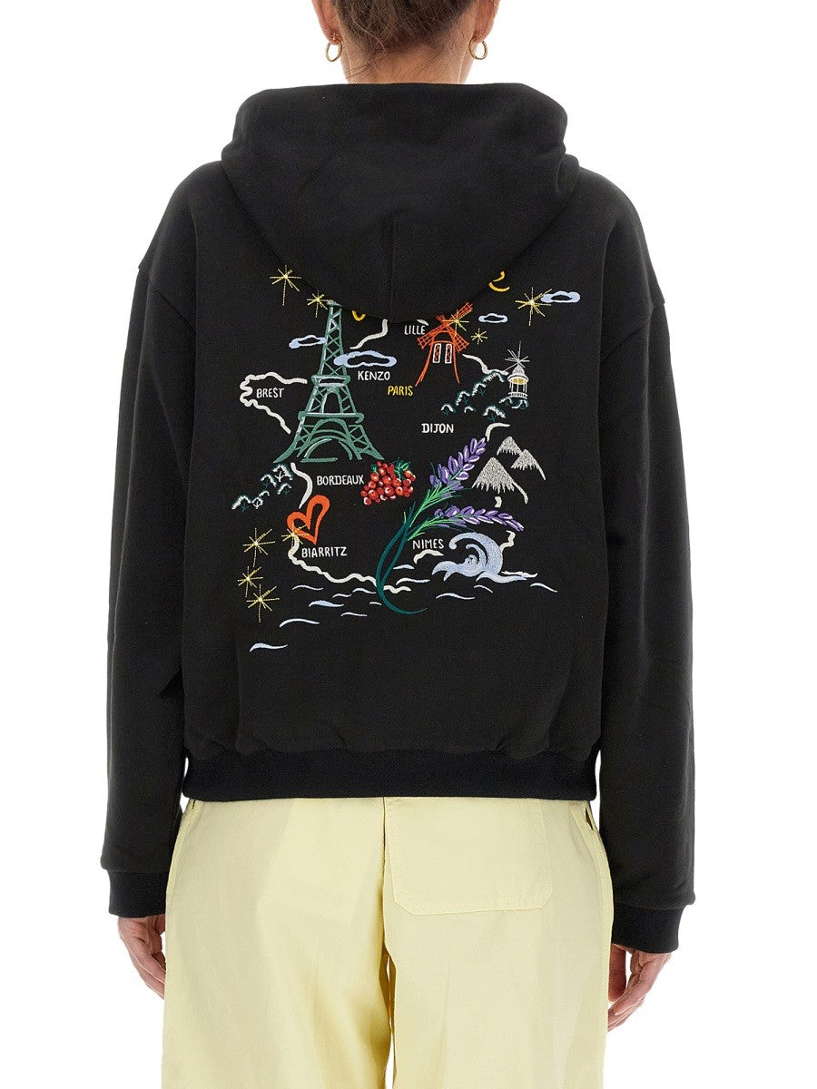 REVERSIBLE COTTON SWEATSHIRT | Basement 88