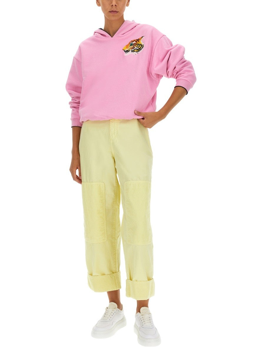 REVERSIBLE COTTON SWEATSHIRT | Basement 88
