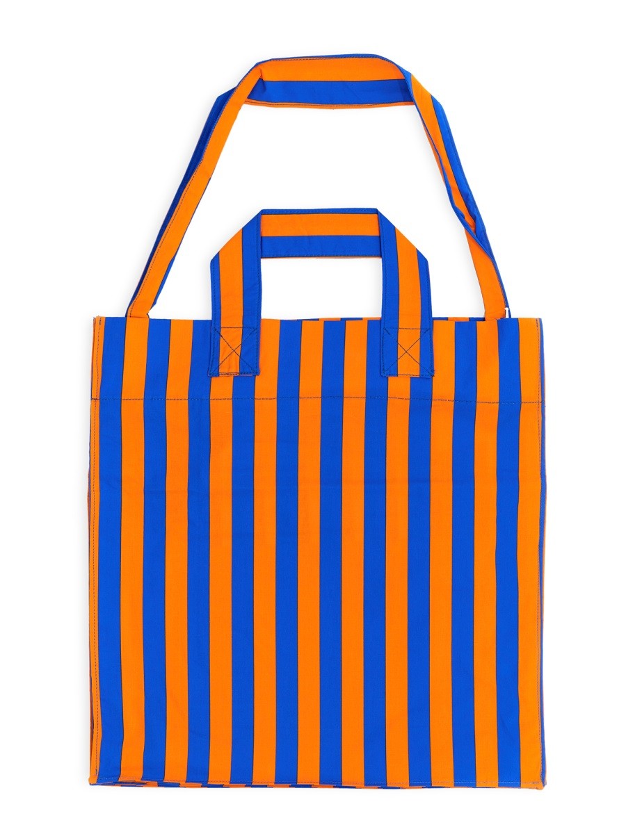 SHOPPER BAG WITH STRIPED PATTERN | Basement 88