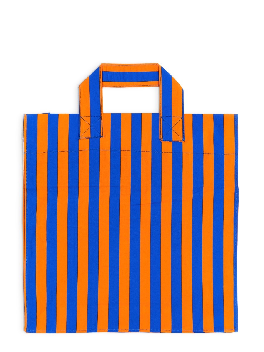 SHOPPER BAG WITH STRIPED PATTERN | Basement 88