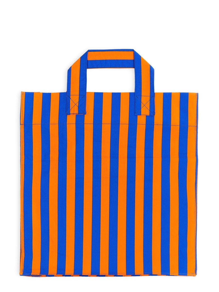 SHOPPER BAG WITH STRIPED PATTERN | Basement 88