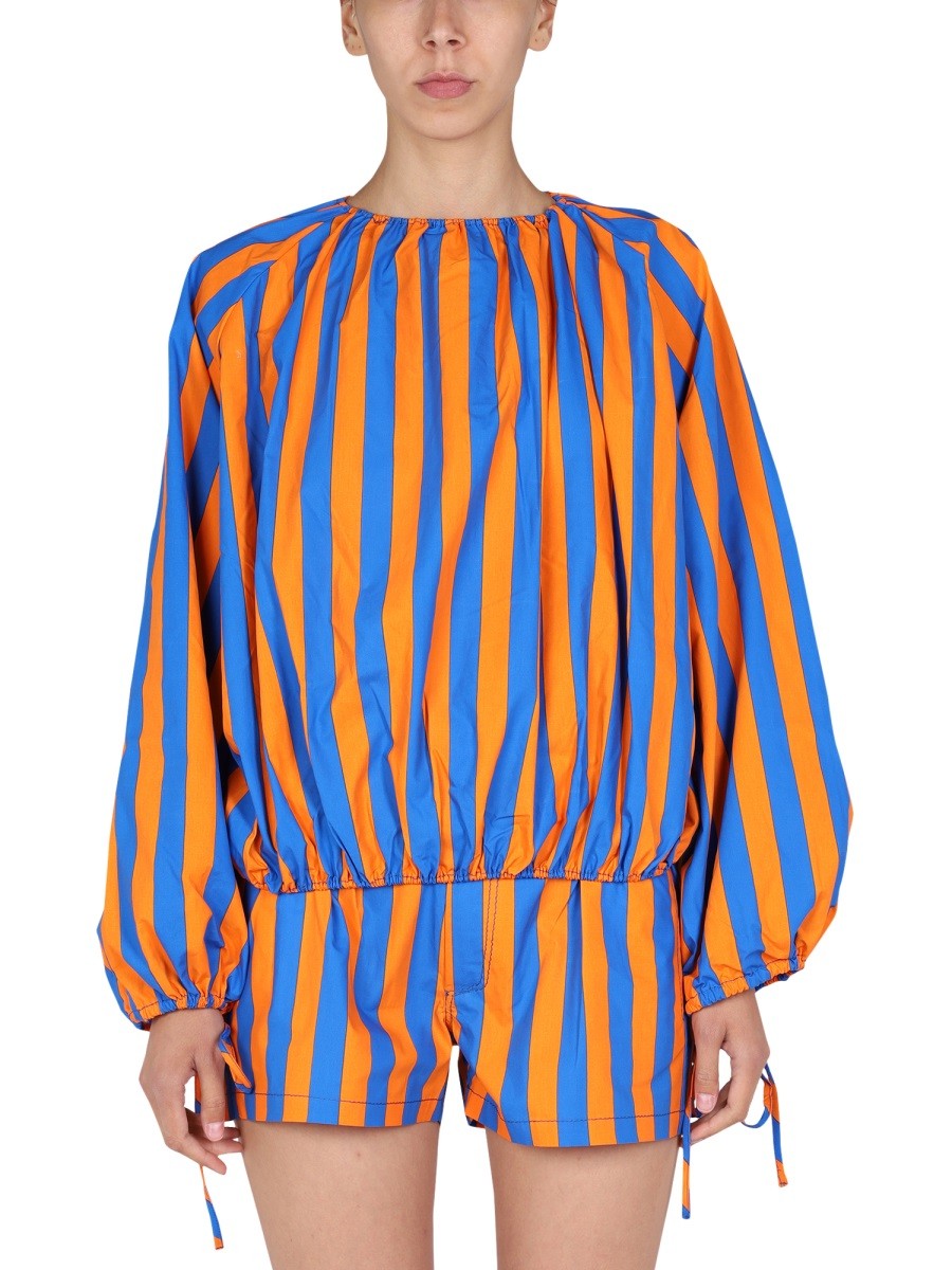 STRIPED PATTERN SHIRT | Basement 88