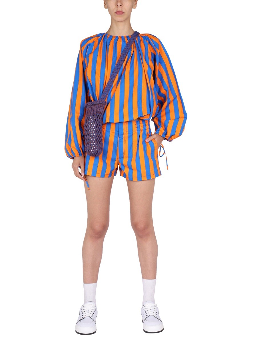 STRIPED PATTERN SHORTS | Basement 88