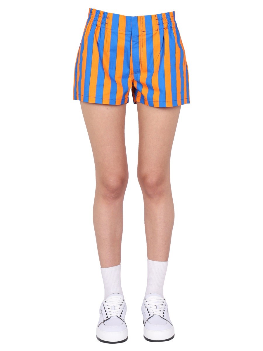 STRIPED PATTERN SHORTS | Basement 88
