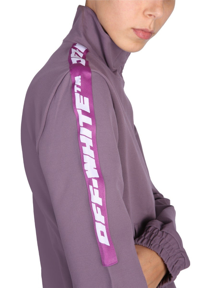 SWEATSHIRT WITH LOGO BANDS | Basement 88