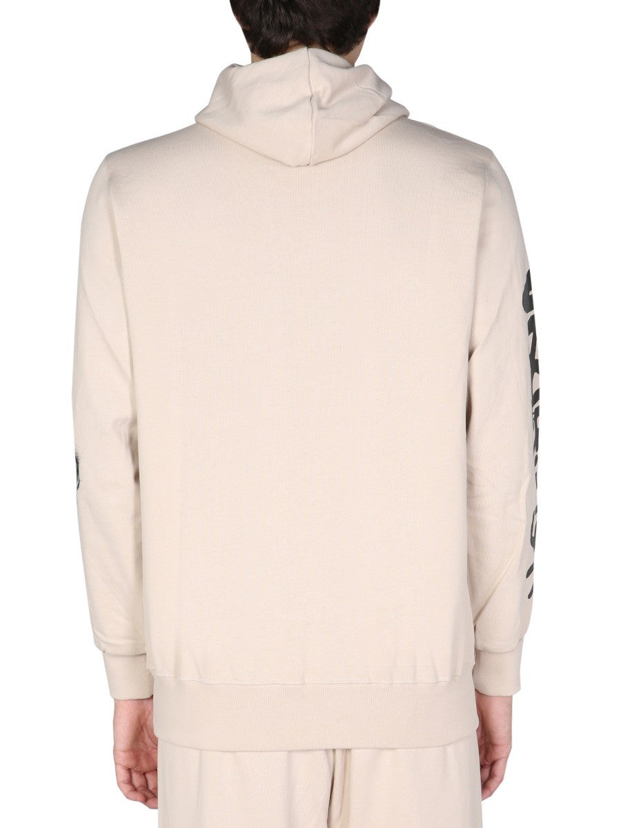 SWEATSHIRT WITH LOGO PRINT | Basement 88