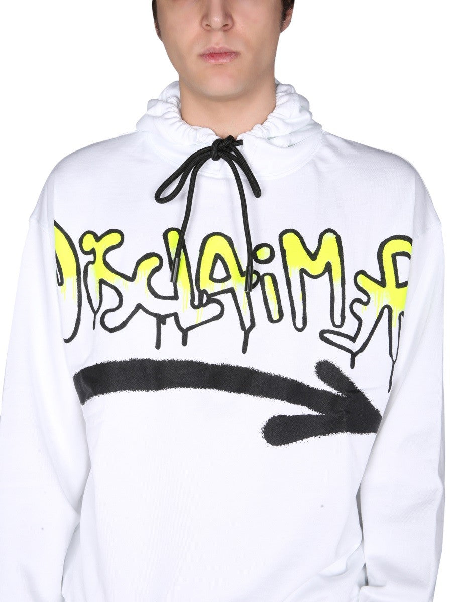 SWEATSHIRT WITH LOGO PRINT | Basement 88