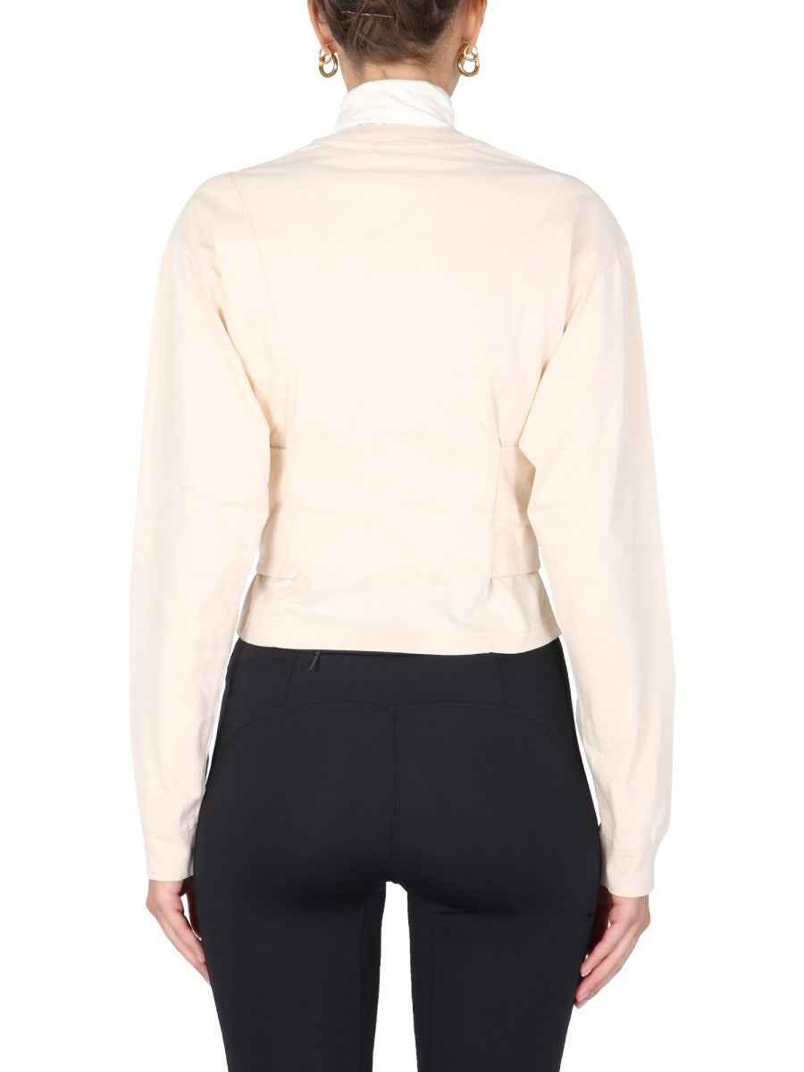 T-SHIRT WITH CORSET BELT