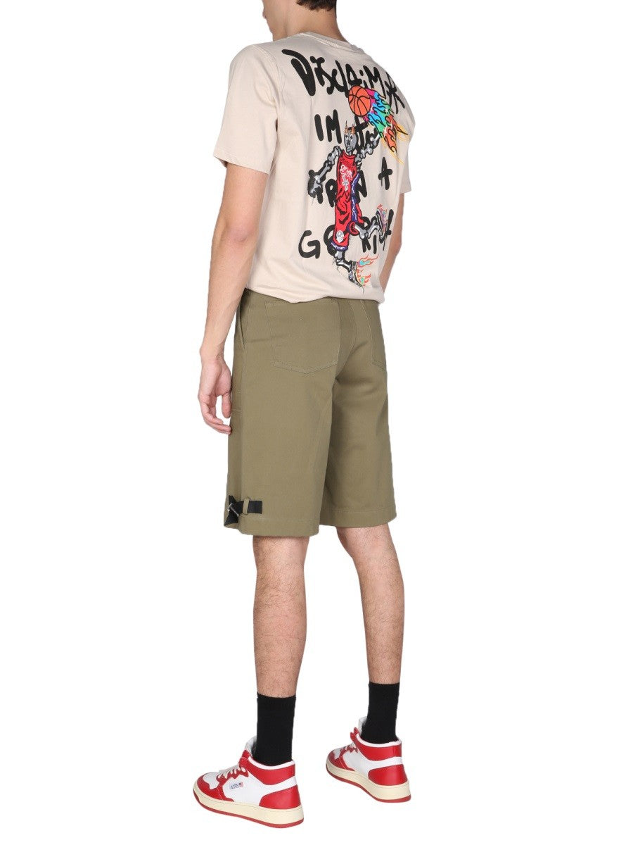 T-SHIRT WITH LOGO PRINT | Basement 88