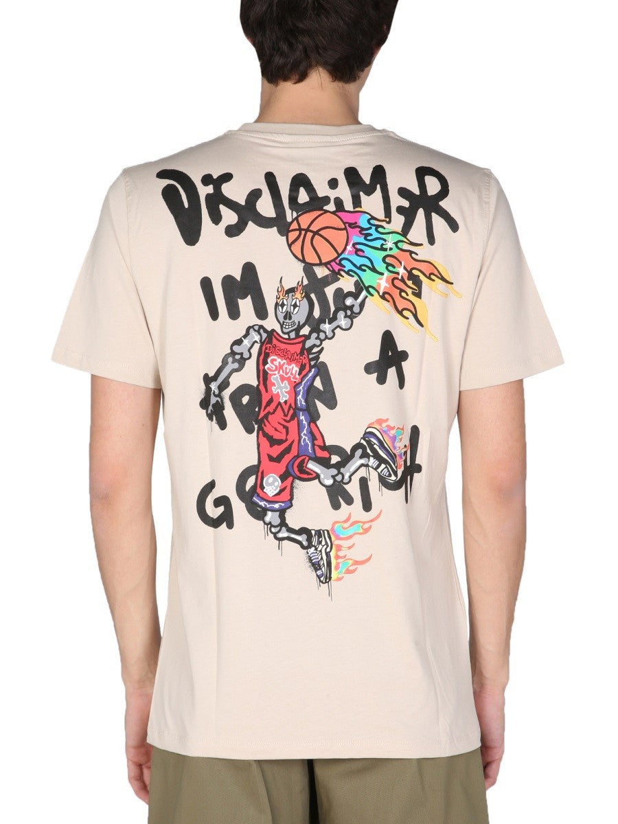T-SHIRT WITH LOGO PRINT | Basement 88