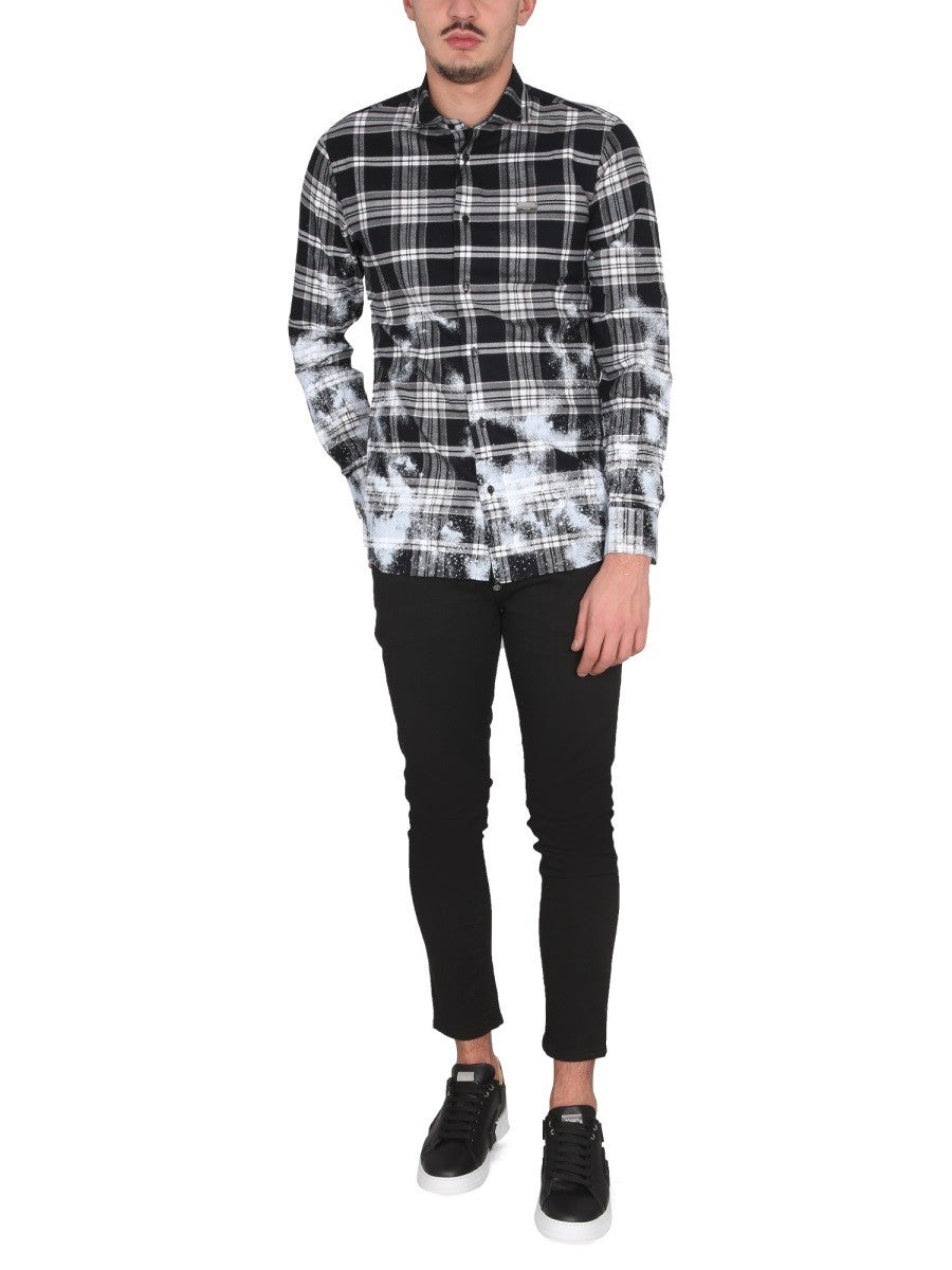 TARTAN PATTERN SHIRT | Basement 88
