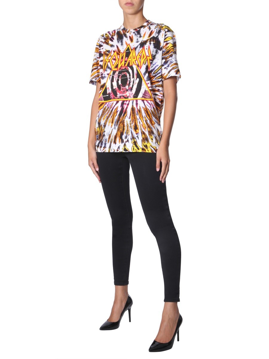 TIE AND DYE PRINT T-SHIRT | Basement 88