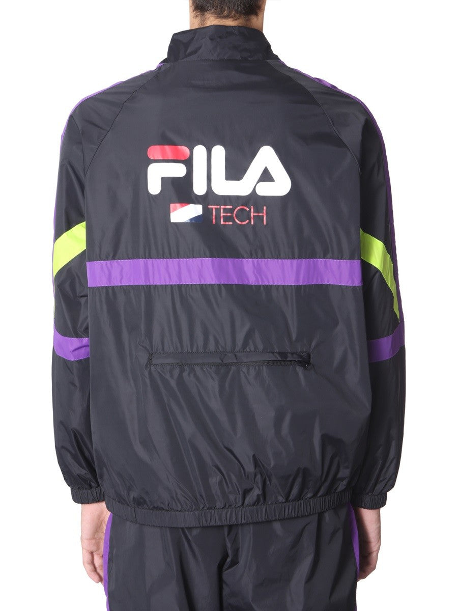 TRACK SWEATSHIRT WITH ZIP | Basement 88