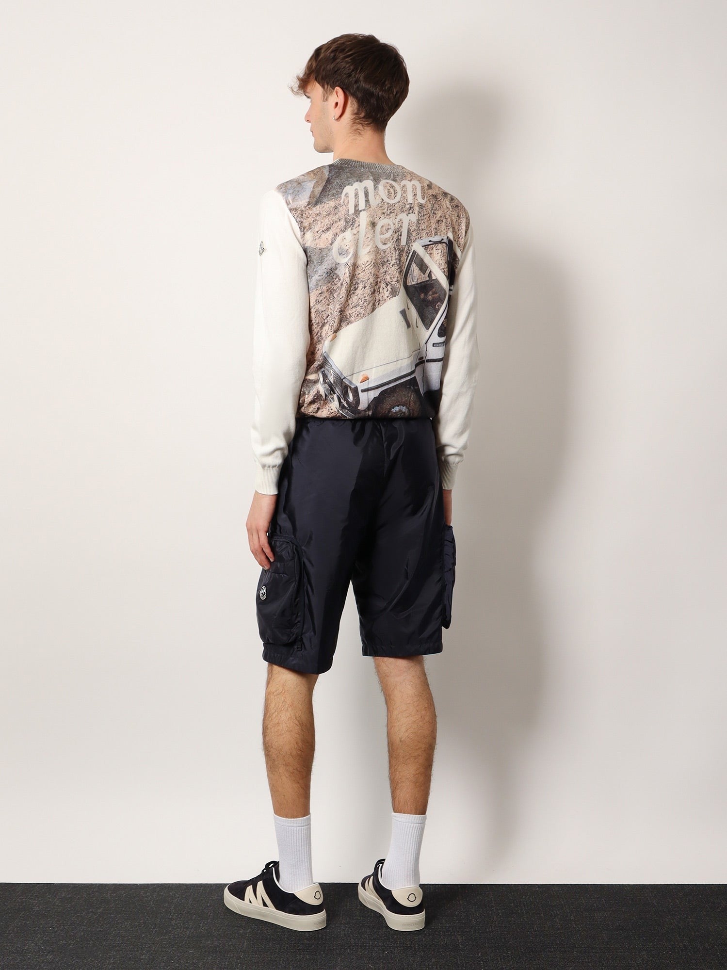 3 Moncler Mercedes-Benz designed by Nigoldeneye cotton sweater
