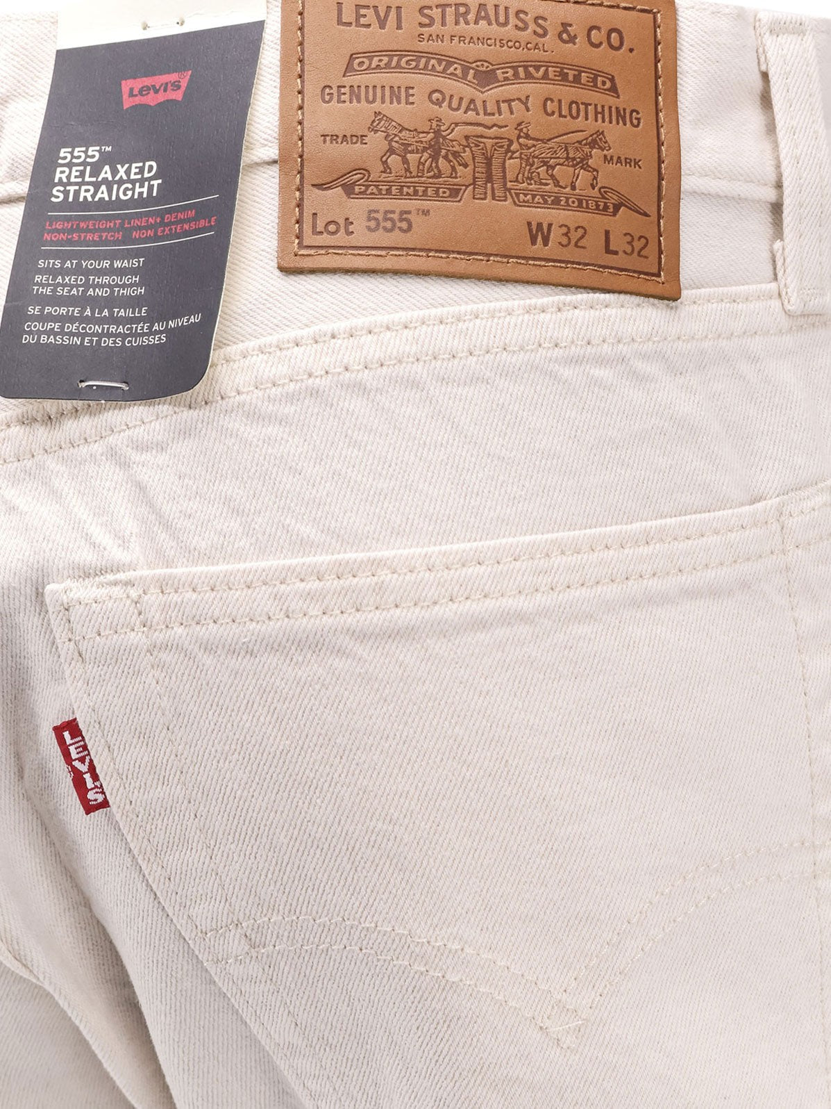 555 cotton and linen trouser