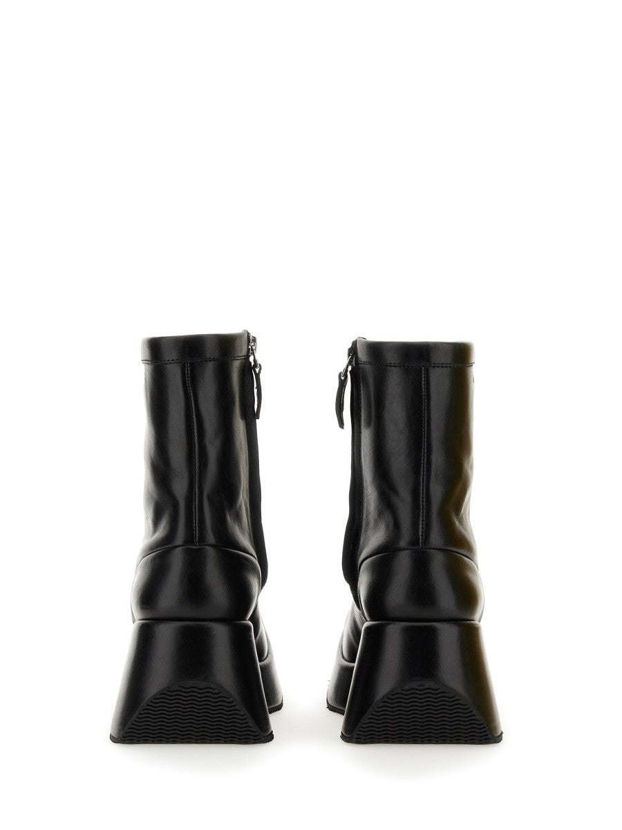 ANKLE BOOT WITH SQUARE TOE