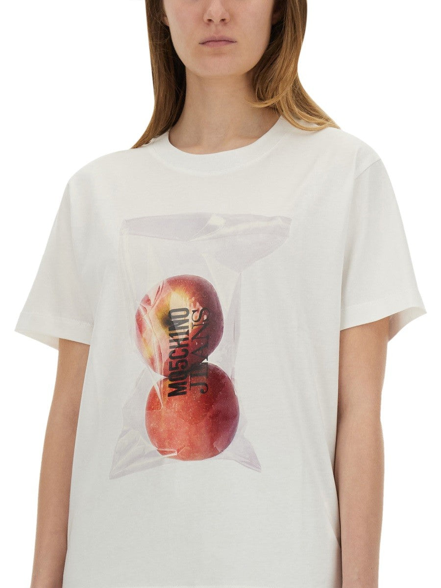APPLE PRINT T-SHIRT