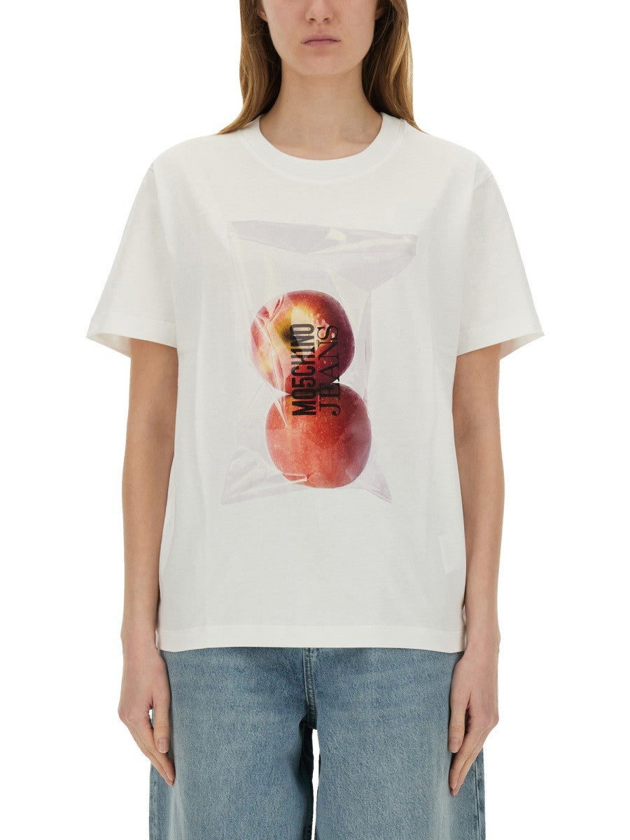 APPLE PRINT T-SHIRT