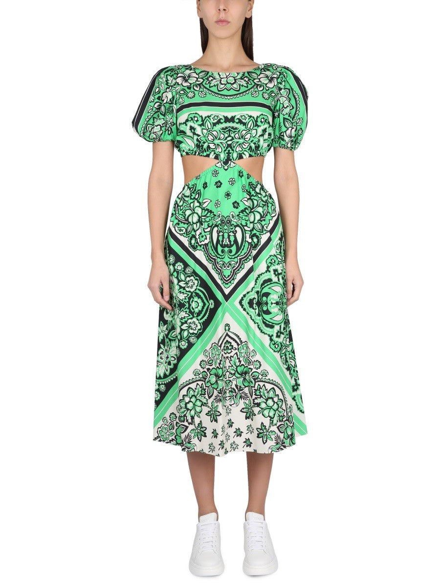 BANDANA PRINT DRESS