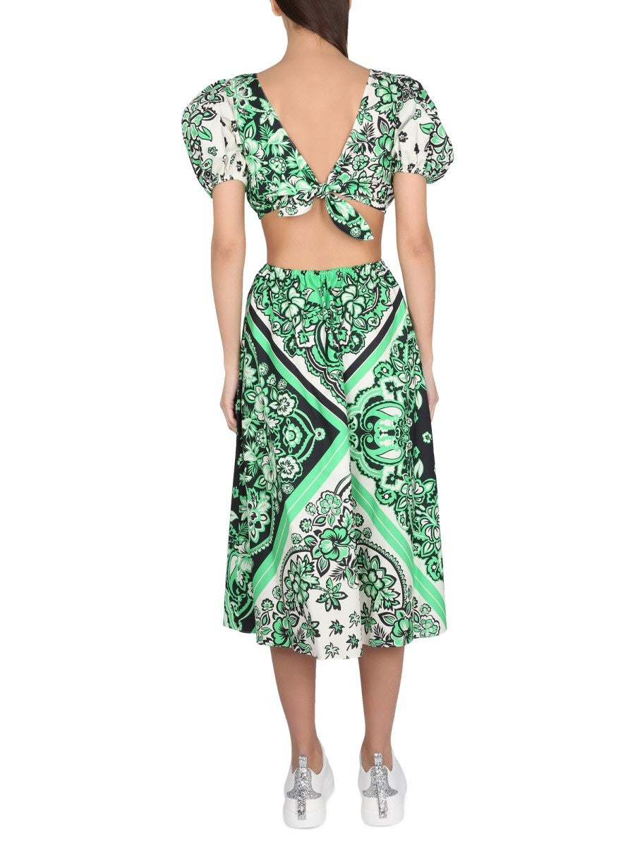 BANDANA PRINT DRESS