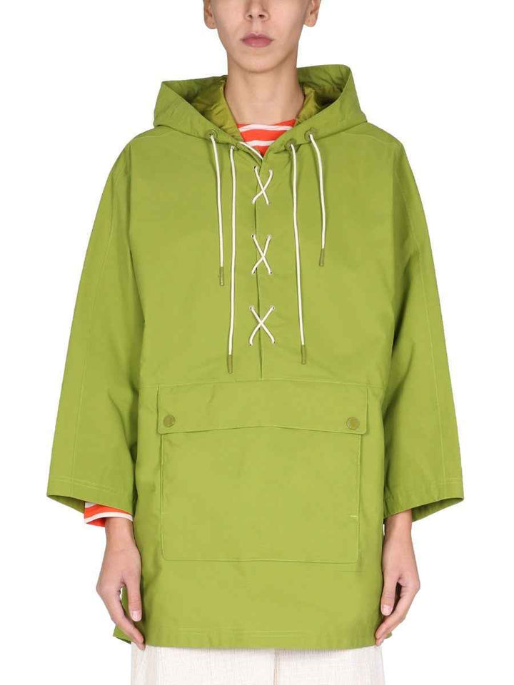 BARBOUR BY ALEXACHUNG "TONAL PIP" PARKA