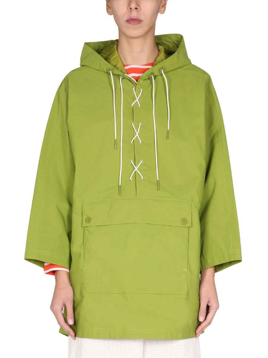 BARBOUR BY ALEXACHUNG "TONAL PIP" PARKA