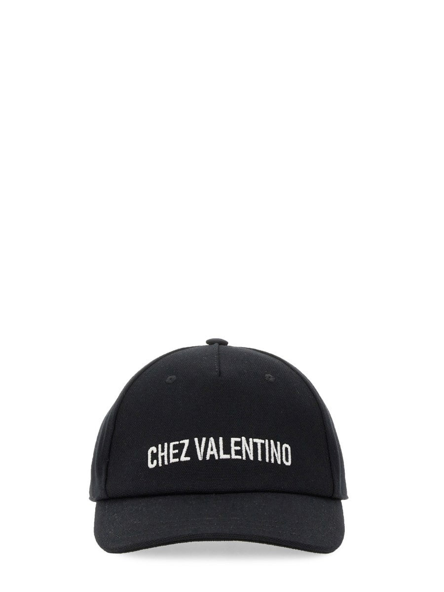 キャップ VALENTINO \"CHEZ VALENTINE\" BASEBALL HAT (6W2HDA41WGJ 9LP) Chez Valentino baseball cap | Valentino | OTTODISANPIETRO