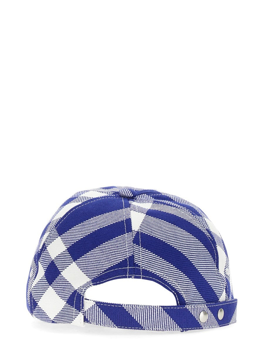 BASEBALL CAP WITH TARTAN PATTERN