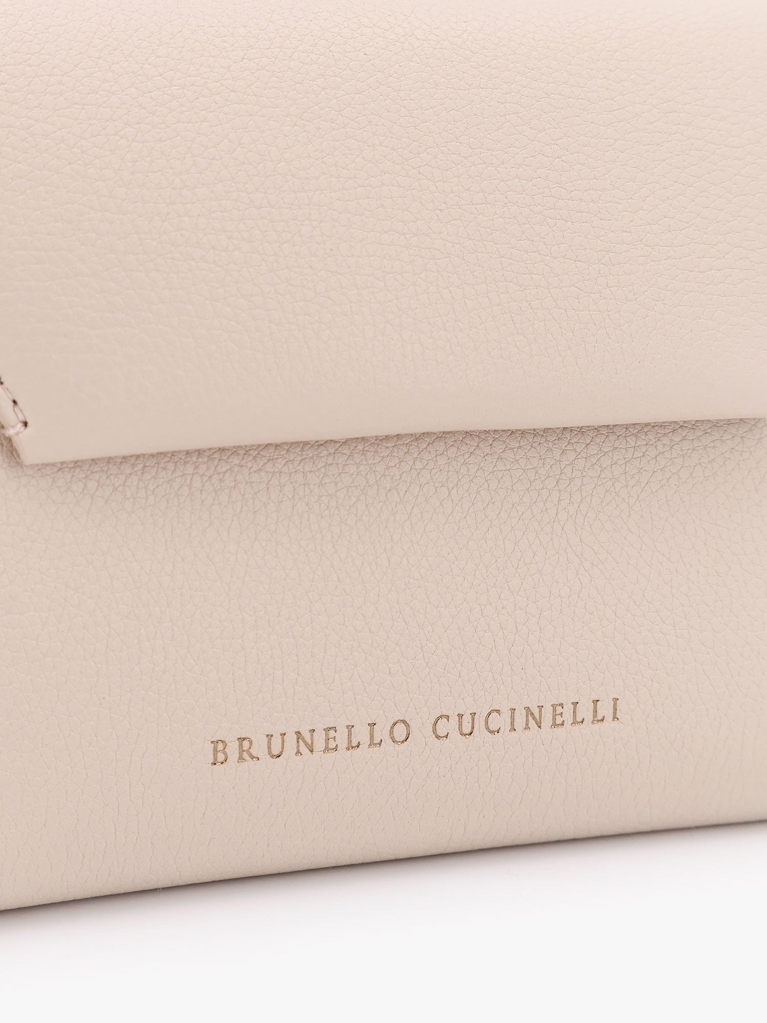 BC Duo leather clutch with Precious Chain