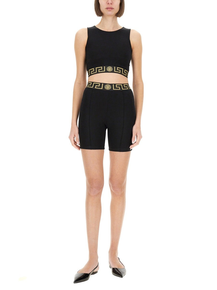 BERMUDA SHORTS WITH GREEK BORDER